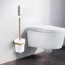Brand New WOMAO Toilet Brush Gold Stainless Steel Wall Mounted Toilet Brush. Image 4