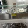 1.2 meter long  35cm wide 220v Commercial Electric Food Warmer Countertop Buffet  with Glass Shield 1500w Image 7