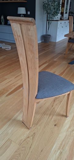 Solid wood dining chairs
