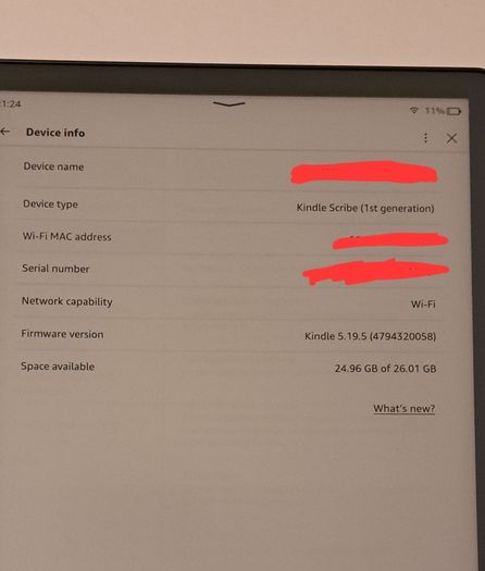 Amazon Kindle Scribe 32GB with Premium Pen. Excellent Condition
