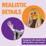 Set of Three Hanging Skeleton Ghost Halloween Decorations One 35inch 88cm Hanging Ghost Skeleton and Two 25inch 63cm Hanging Reapers Image 4