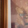 Vintage Raymond Campbell Teddy Bear Picture/ Solid Pine Frame, AV Image 2