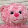 Build a Bear Pink Heart Nose Plush Valentines Day approx. 42 cm. Used Please see photos Image 4