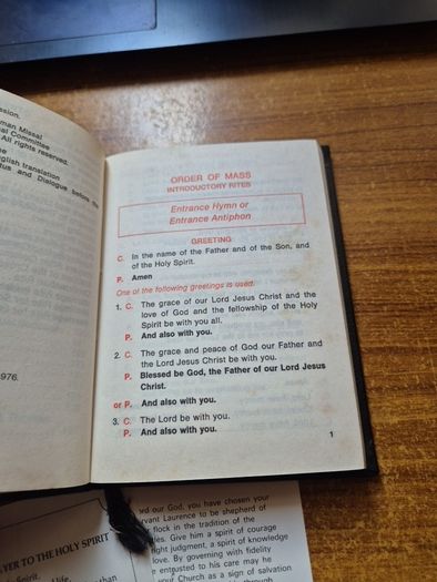 Vintage Confirmation Prayer Book with Bishop of Ossory Laurence Forristal 1981 People's Prayer Book
