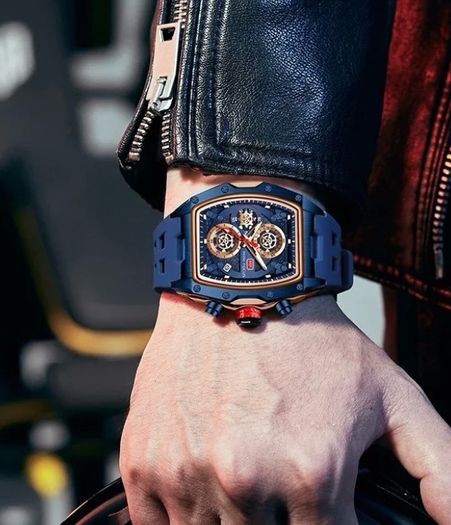 Mini Focus Chronograph - Blue Rose