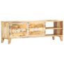 TV Cabinet 120x30x40 cm Solid Mango Wood Image 8