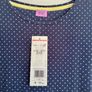 F&F Polka dots Girls Dress 12-13Y | New | Navy Blue Floral Image 6