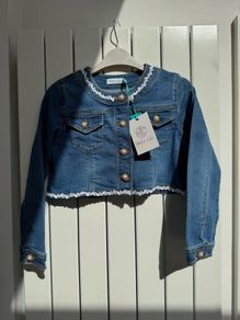 Abel & Lula Kids First Communion Denim Jacket