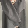 gilet grey shawl style waterfall style Image 2