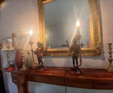 vintage blackamoor lamps