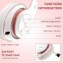 Bluetooth headphones, 6 EQ Modes,Bluetooth Headphones Over Ear, 65Hours Playtime Foldable Lightweight headphones wireless bluetooths with Built-in HD Mic,Deep Bass Image 4