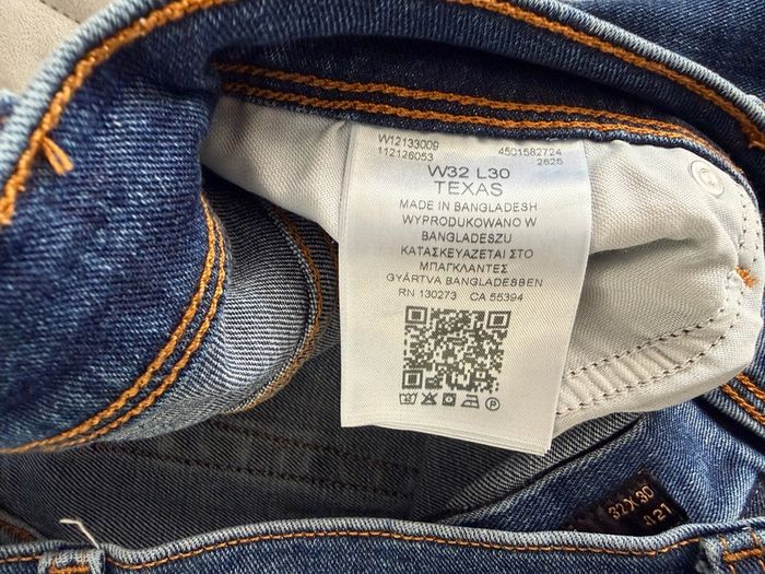 Wrangler Texas 821 straight fit 32/30