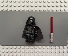 Lego Star Wars sw0744 Darth Vader minifigure (White Head, Rebels)