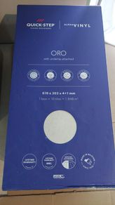 Quick-Step Alpha Vinyl ORO floor tiles (new and unopened)