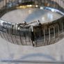 Vintage Unisex Sterling Silver 925 Articulated Bracelet - 28g, 19cm Image 4