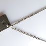 ANTIQUE 1800s Sterling Silver Japan Coin Edo Period Rare Collectible Old Coin as a pendant, chain L 29"  18,62g Image 3