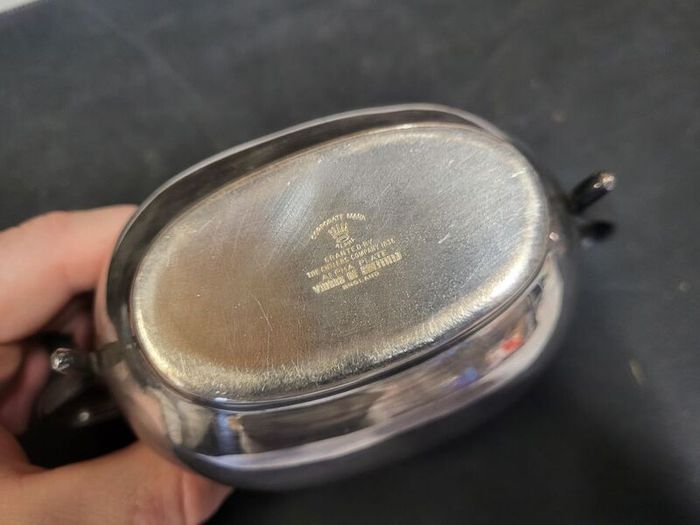 Vintage Silver Plate Tea Set - Teapot, Creamer & Bowl - Sheffield