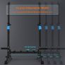 NEW SALE | Squat Rack Multi-Function Barbell Rack Height Adjustable Dip Stand Home Gym Weight Lifting Bench Press Image 5