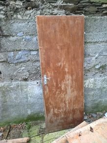 Used internal wooden door