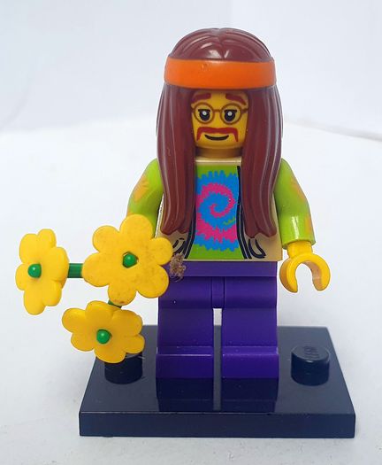 Lego Collectible Minifigures Series 7 COL07-011: Hippie (2012) Price includes P&P