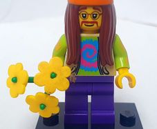 Lego Collectible Minifigures Series 7 COL07-011: Hippie (2012) Price includes P&P