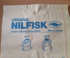 10 Original NILFISK filter hoover bags