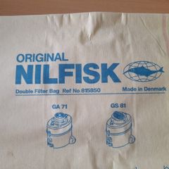 10 Original NILFISK filter hoover bags