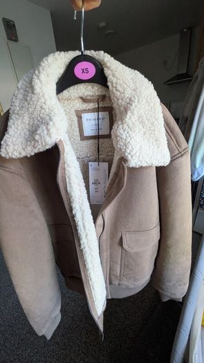 Primark Jacket with Sherpa Lining Size XS  New with Tags
