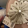 5 x luxury silver christmas hanging decorated with gems Image 2