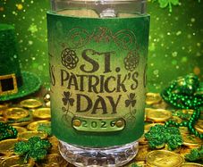 St Patricks Day Genuine Leather Beer Mug