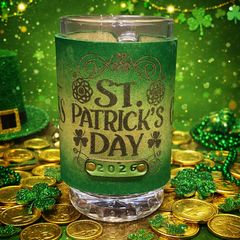 St Patricks Day Genuine Leather Beer Mug