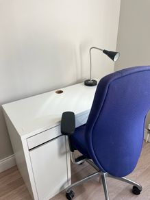Desk and chair