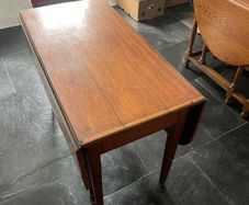 Folding wooden table