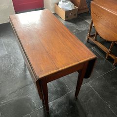 Folding wooden table
