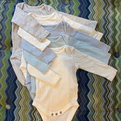 Dunnes Long-Sleeved Baby Bodysuit - Pack Of 5