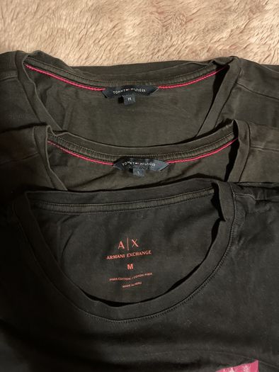 tommy and Armani t-shirts