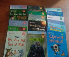 Set of 18 readers for young learners from age 4. Levels 1,2&3. Fiction and non fiction