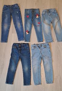 Jeans and trousers, 3-4 year old girls, 104 cm