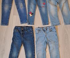 Jeans and trousers, 3-4 year old girls, 104 cm