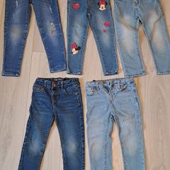 Jeans and trousers, 3-4 year old girls, 104 cm