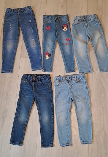 Jeans and trousers, 3-4 year old girls, 104 cm