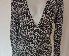 Next loves knitwear leopard print Cardigan size UK12 EU40 Postage included
