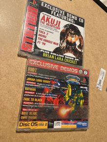 Demo discs x2 ps 1