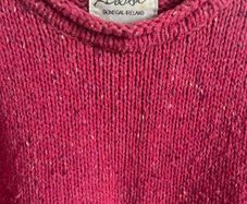 Donegal yarn wool jumper