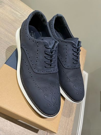 Charles Tyrwhitt - Nubuck Navy Smart Trainers
