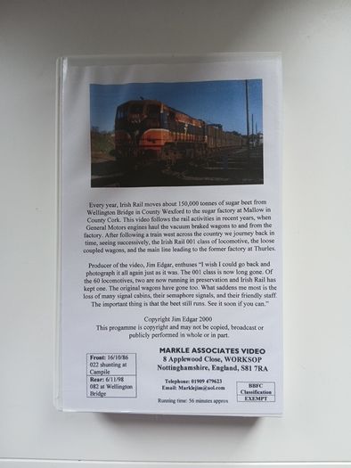 Irish Sugar Beet Archive On VHS