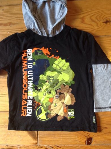 Age 4 Ben 10 Humungosaur Hooded Top