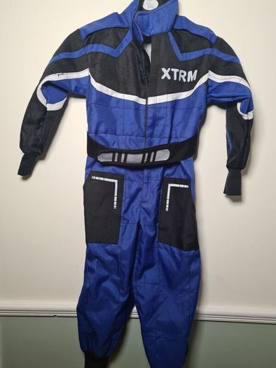 XTRM kids one piece kart suit motocross overalls Size small 5 to 6 year old