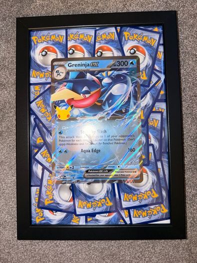 Framed Greninja oversized Promo Pokemon collage