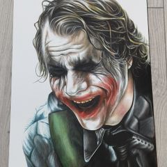Batman The Dark Knight Joker Heath Ledger Art Print